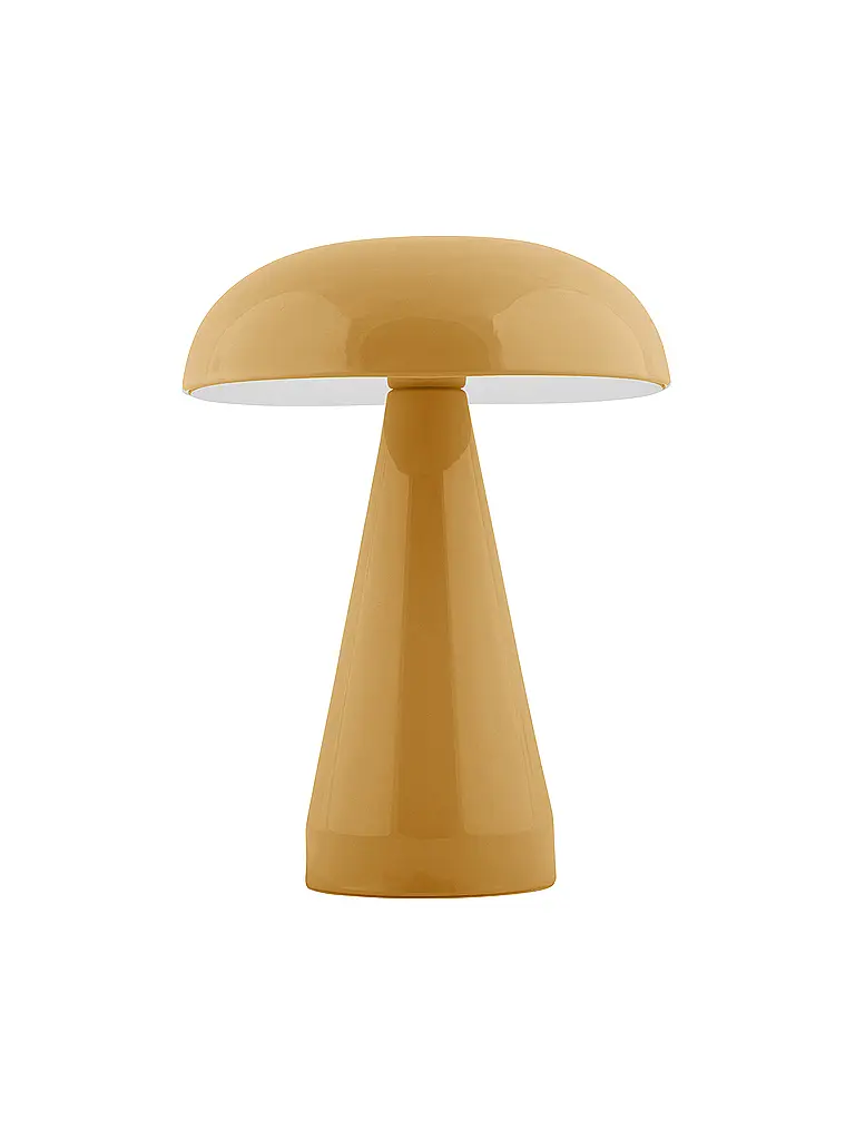 LEITMOTIV | Lámpara de mesa LED 15,5x20,56cm Amarillo Ocre | Amarillo