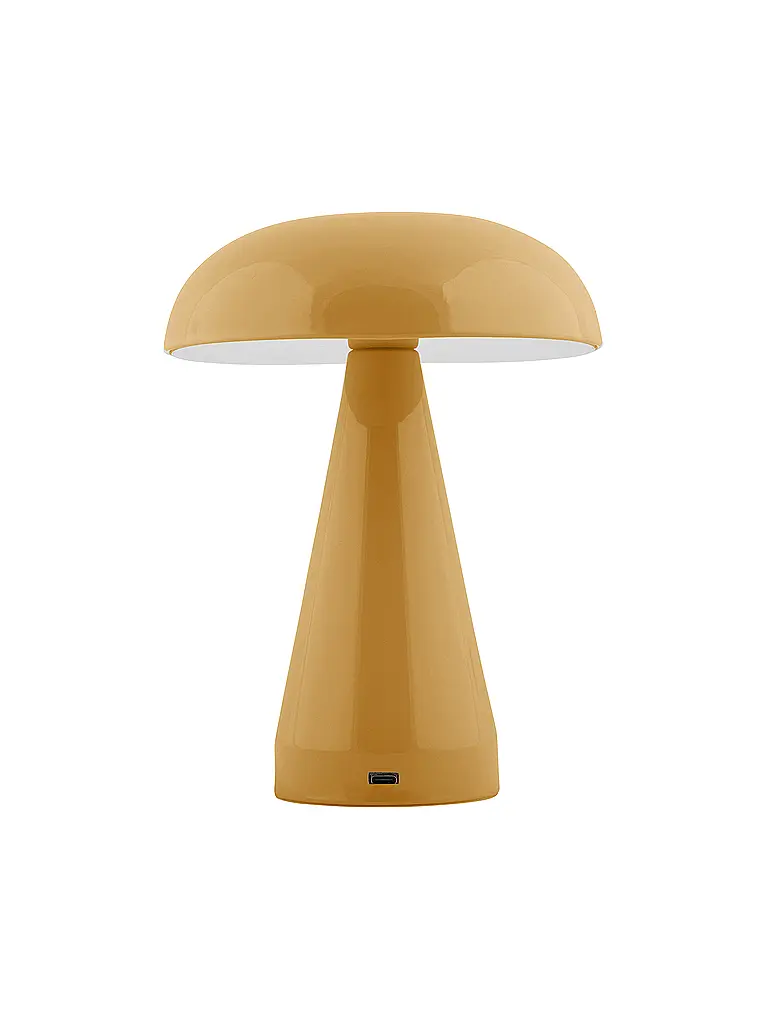 LEITMOTIV | Lámpara de mesa LED 15,5x20,56cm Amarillo Ocre | Amarillo