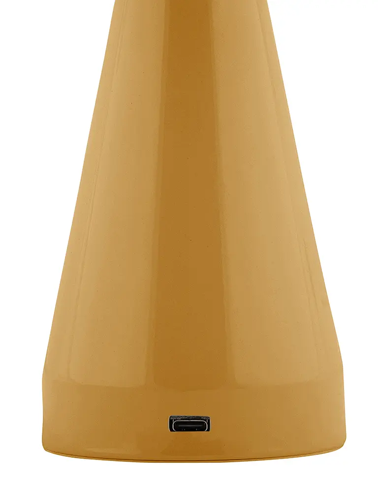 LEITMOTIV | Lámpara de mesa LED 15,5x20,56cm Amarillo Ocre | 