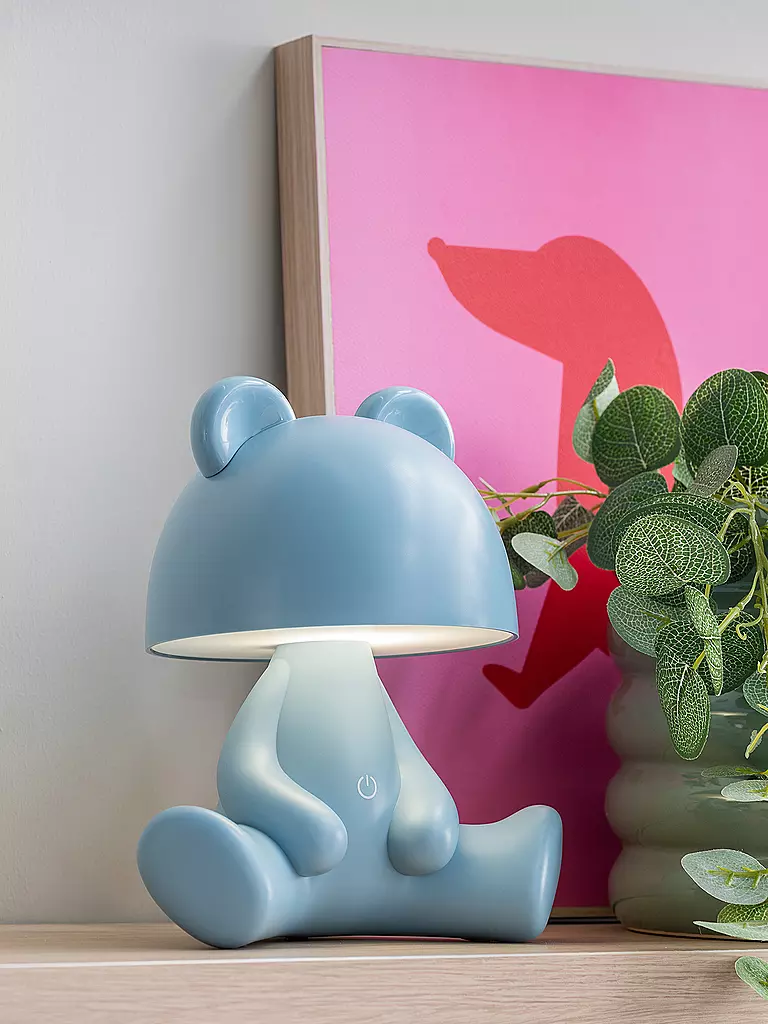 LEITMOTIV | Lámpara de mesa LED BEAR Light Blue | Azul claro