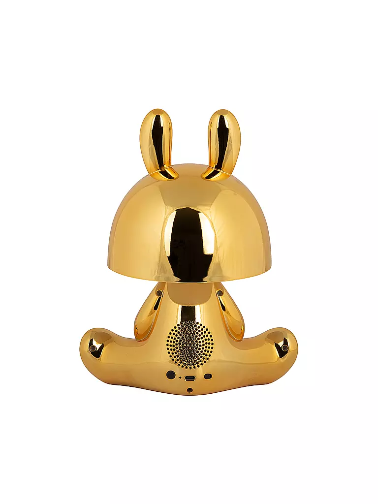 LEITMOTIV | Lámpara de mesa LED BUNNY Bluetooth Chapado en oro | 