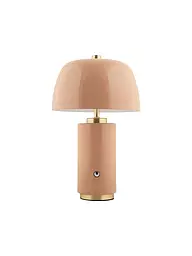 LEITMOTIV | Lámpara de mesa LED FREYA Iron Black | Marrón claro