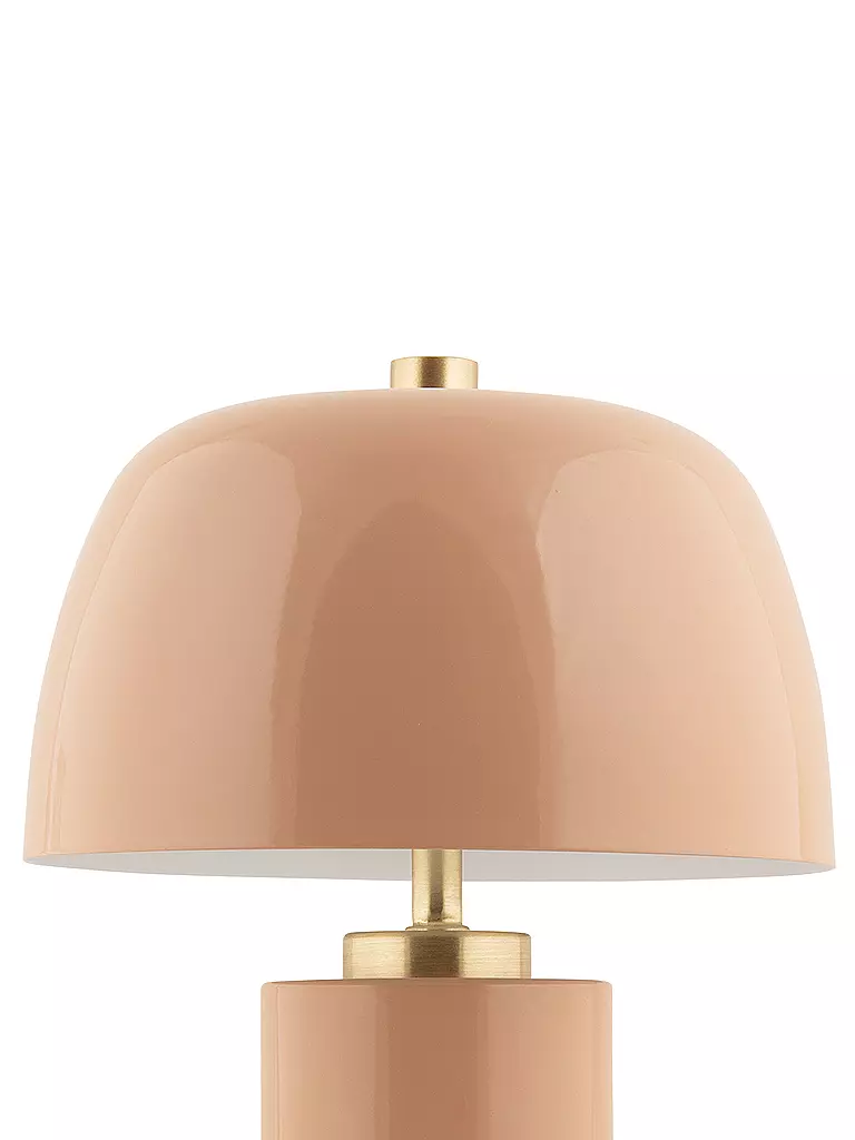 LEITMOTIV | Lámpara de mesa LED FREYA Iron Soft Brown | Marrón claro