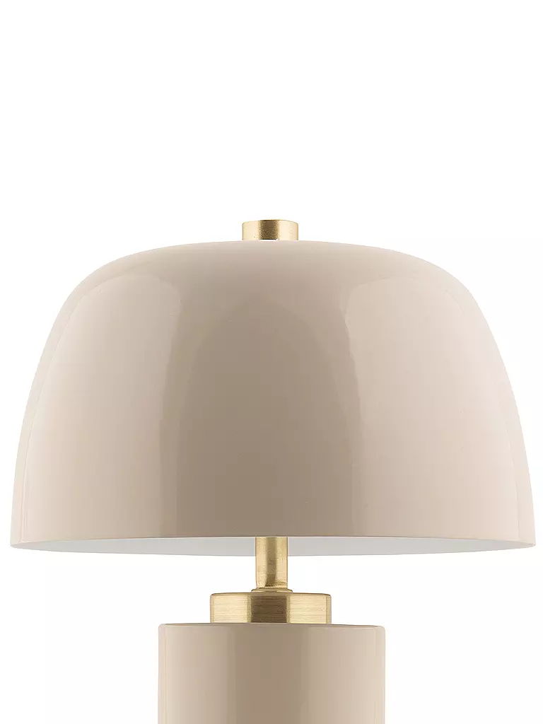 LEITMOTIV | Lámpara de mesa LED FREYA Iron Warm Grey | Gris claro