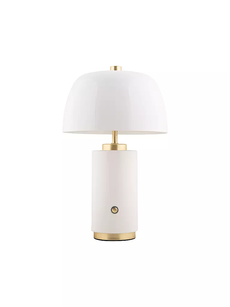 LEITMOTIV | Lámpara de mesa LED FREYA Iron White | weiss