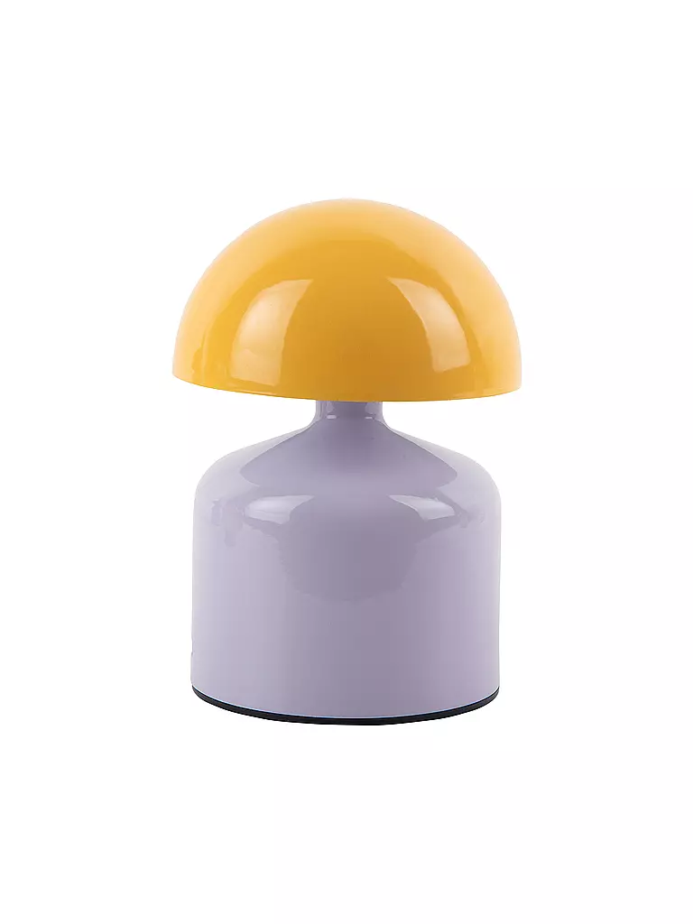 LEITMOTIV | Lámpara de mesa LED FUNKY IMPETU Soft Purpple/Bright Yellow | Lila