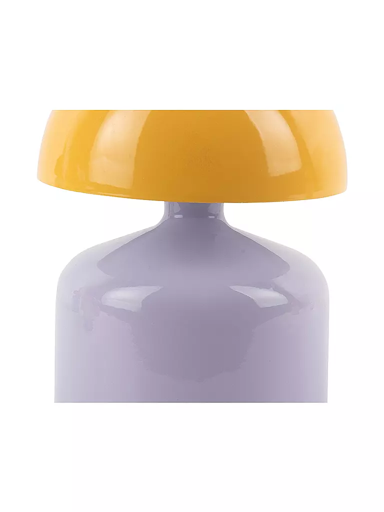 LEITMOTIV | Lámpara de mesa LED FUNKY IMPETU Soft Purpple/Bright Yellow | Lila