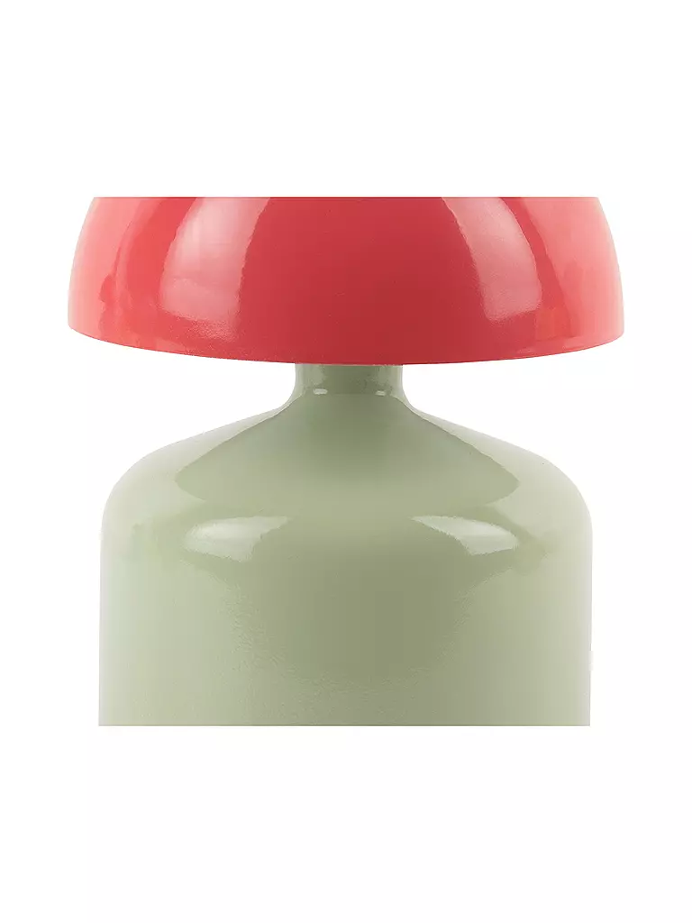 LEITMOTIV | Lámpara de mesa LED FUNKY IMPETU Verde Suave/Rojo Escarlata | 