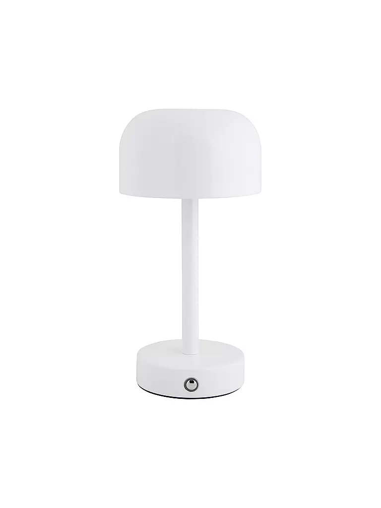 LEITMOTIV | Lámpara de mesa LED JAMES Iron Shine White | Blanco
