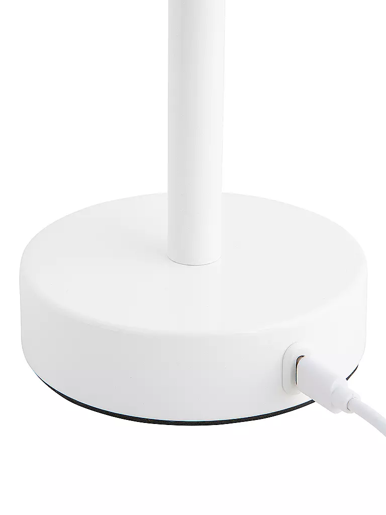 LEITMOTIV | Lámpara de mesa LED JAMES Iron Shine White | 