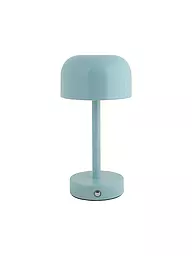 LEITMOTIV | Lámpara de mesa LED JAMES Iron Shine Jungle | Azul claro