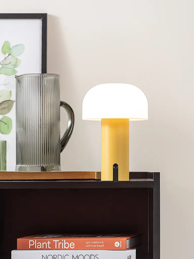 LEITMOTIV | Lámpara de mesa LED LUCA Ocre Amarillo | gelb