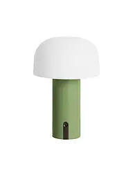 LEITMOTIV | Lámpara de mesa LED LUCA Rosa Descolorido | Verde oscuro