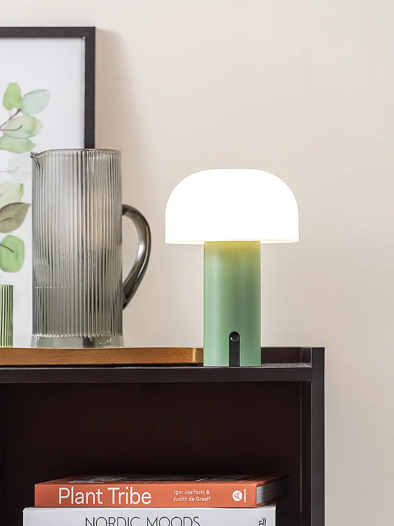 LEITMOTIV | Lámpara de mesa LED LUCA Verde Selva | Verde oscuro