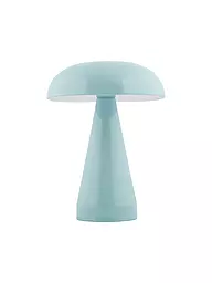 LEITMOTIV | Lámpara de mesa LED RACHEL Iron Soft Brown | Azul claro
