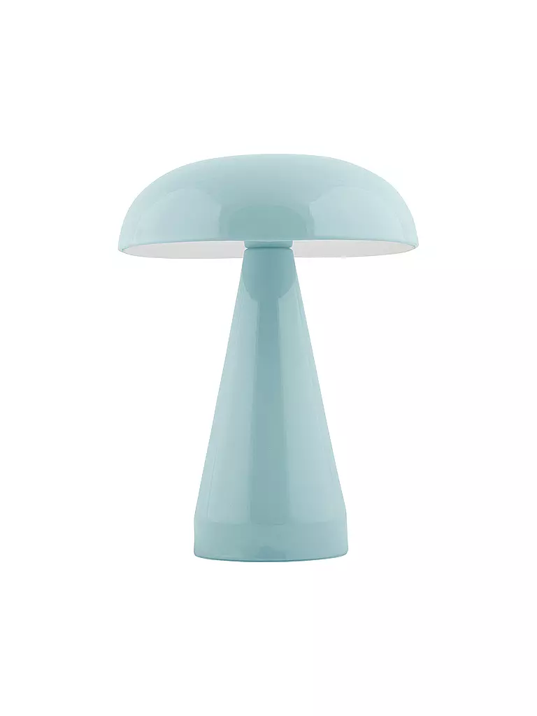 LEITMOTIV | Lámpara de mesa LED RACHEL Iron Misty Blue | Azul claro