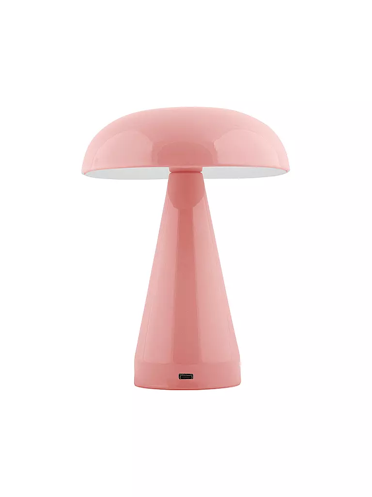 LEITMOTIV | Lámpara de mesa LED RACHEL Iron Rose Tan | Rosa