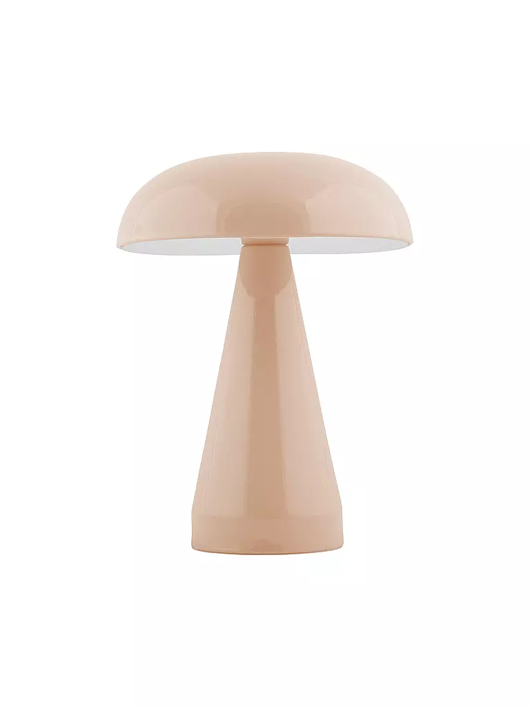 LEITMOTIV | Lámpara de mesa LED RACHEL Iron Soft Brown | hellbraun
