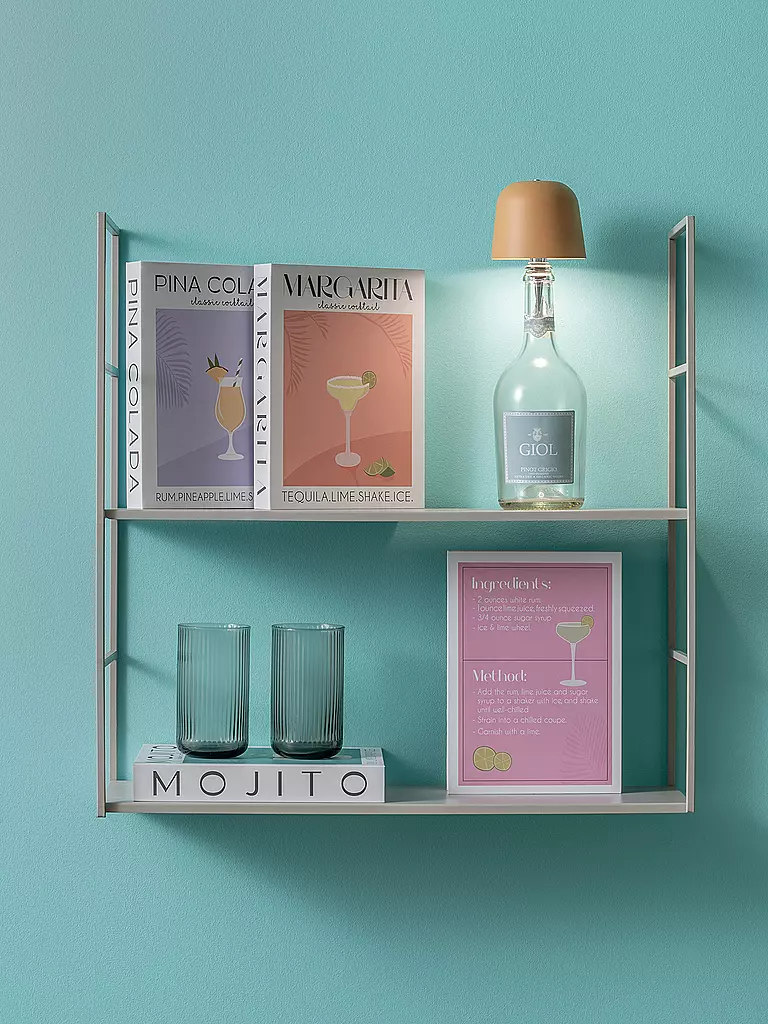 LEITMOTIV | Lámpara LED para botella CONE HAT Orche Yellow | Amarillo