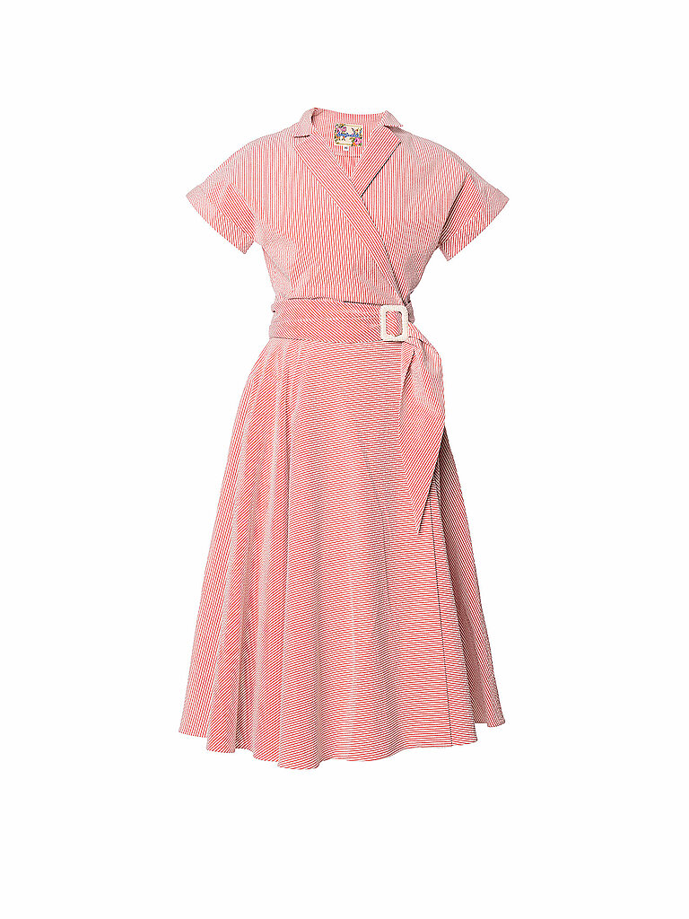 Lena Hoschek Midikleid CIEL rojo