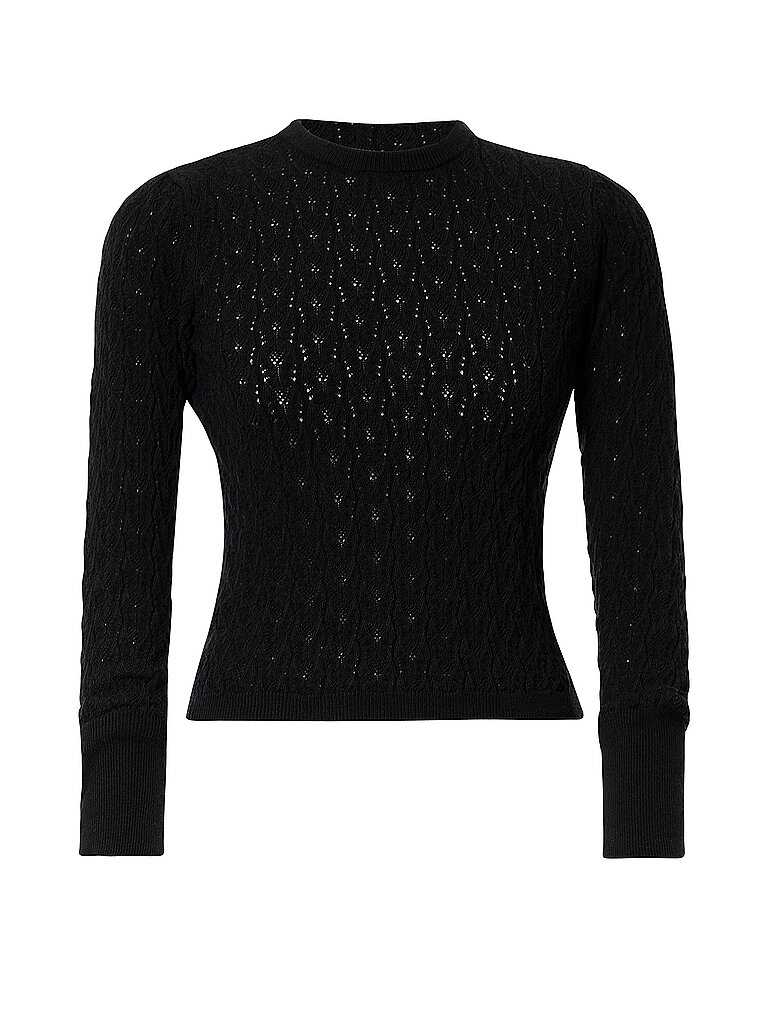 Lena Hoschek Trachtenpullover AGATHE negro