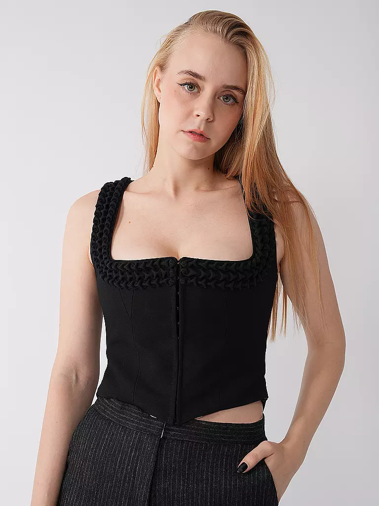 LENA HOSCHEK | Corsé HELENE | Negro