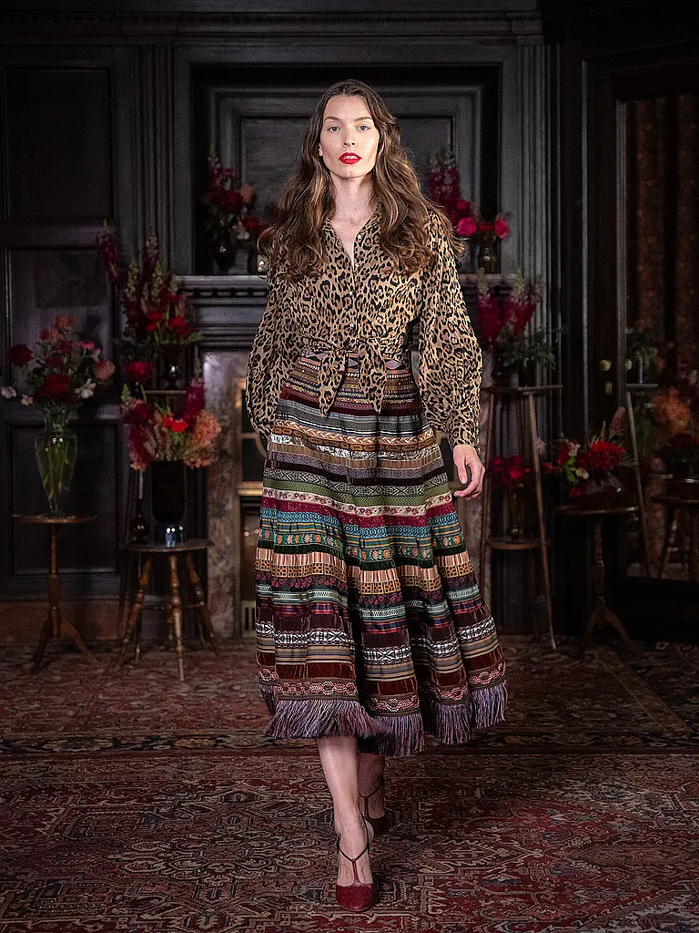 LENA HOSCHEK | Falda de cintas OPULENCE RIBBON | Multicolor