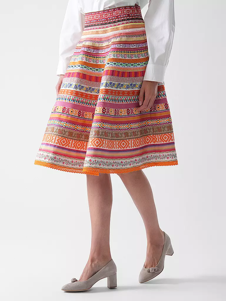 LENA HOSCHEK | Falda de cintas ORIGINAL RIBBON | Fucsia