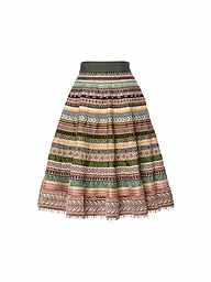 LENA HOSCHEK | Falda de cintas SWING RIBBON | Verde