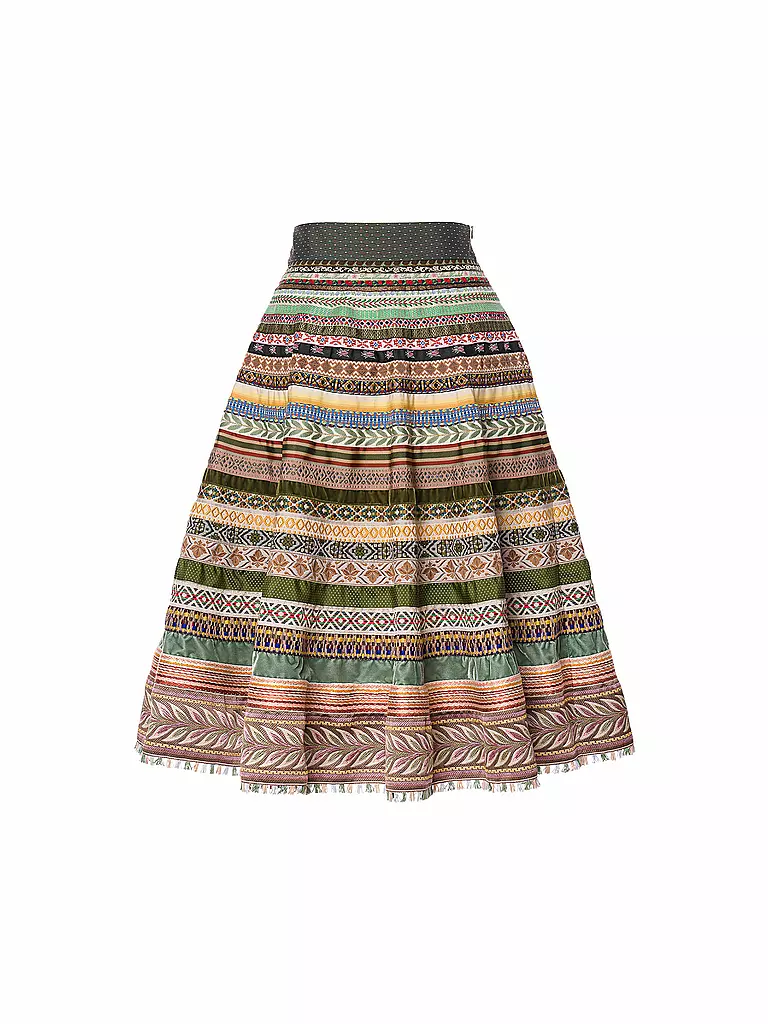 LENA HOSCHEK | Falda de cintas SWING RIBBON | Verde
