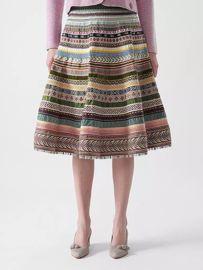 LENA HOSCHEK | Falda de cintas SWING RIBBON | Verde