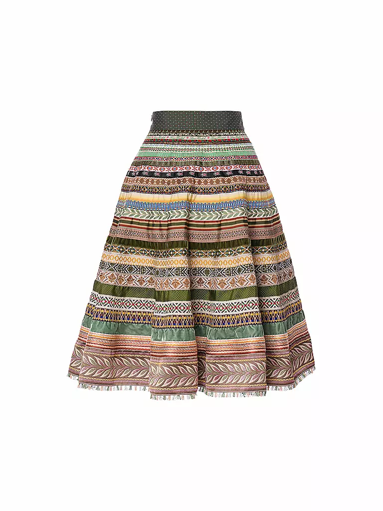 LENA HOSCHEK | Falda de cintas SWING RIBBON | Verde