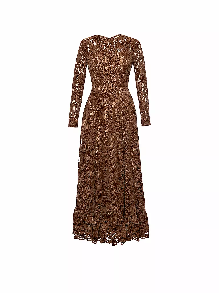 LENA HOSCHEK | Maxikleid MILEY | Marrón