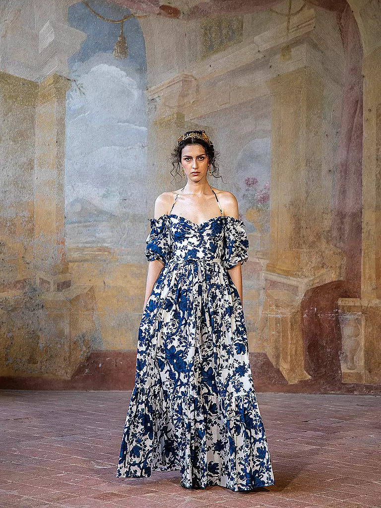 LENA HOSCHEK | Maxivestido D' ESTE | Azul