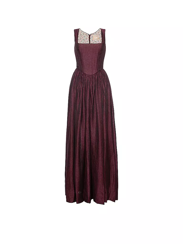 LENA HOSCHEK | Maxivestido THEODORA | Rojo oscuro