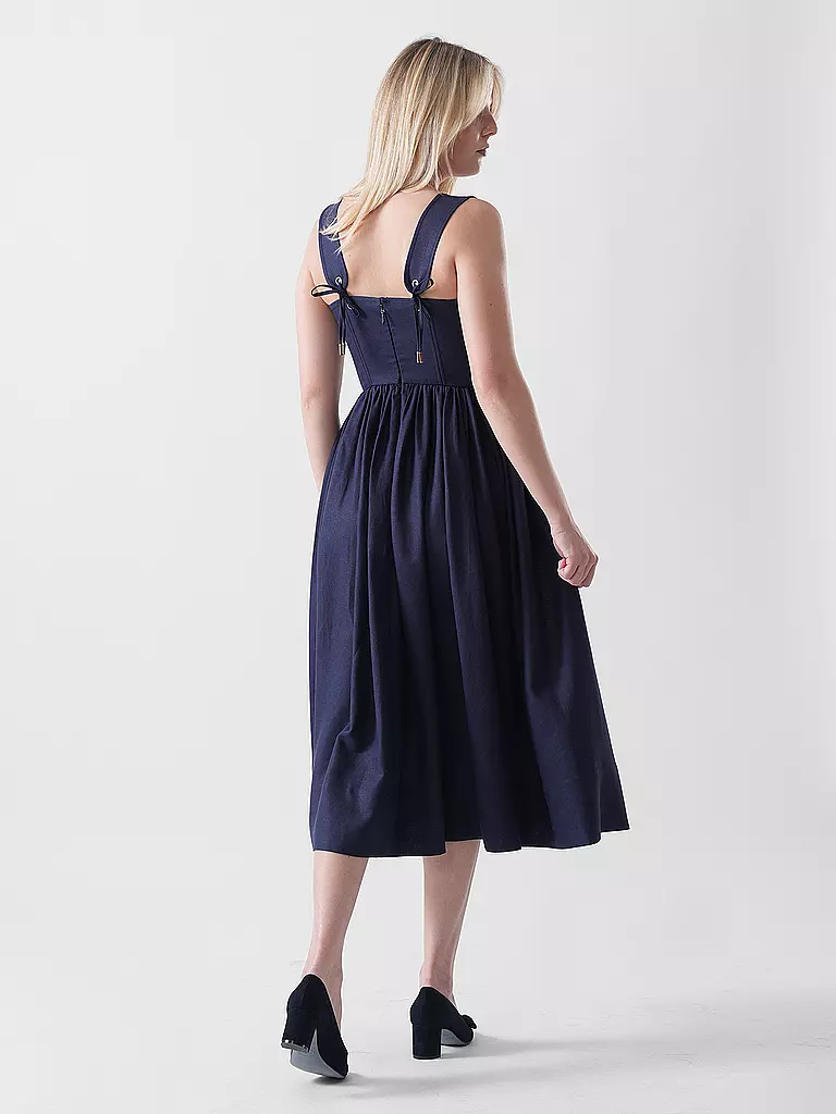 LENA HOSCHEK | Midikleid GIUSEPPINA | Azul oscuro