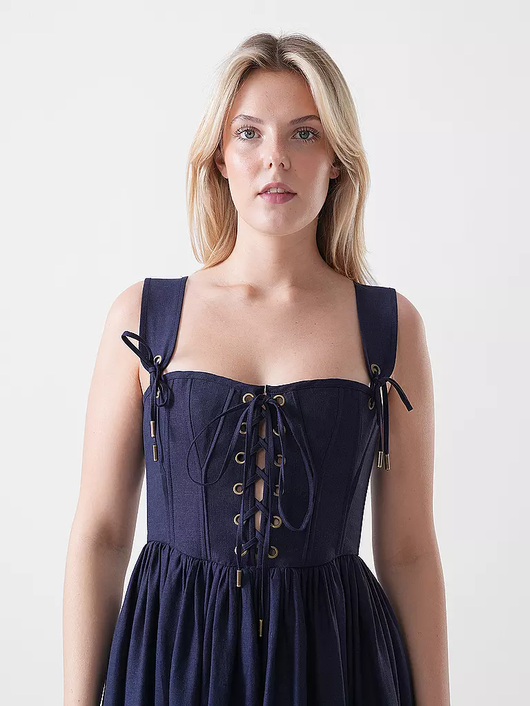 LENA HOSCHEK | Midikleid GIUSEPPINA | Azul oscuro