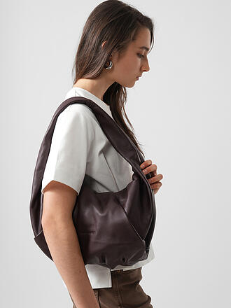 LES VISIONNAIRES | Bolso de cuero - Hobo GRETA ESSENTIAL SILKY
