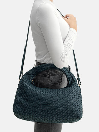 LES VISIONNAIRES | Bolso de cuero - Bolso de mano SADIE GRANDE WEAVE SILKY