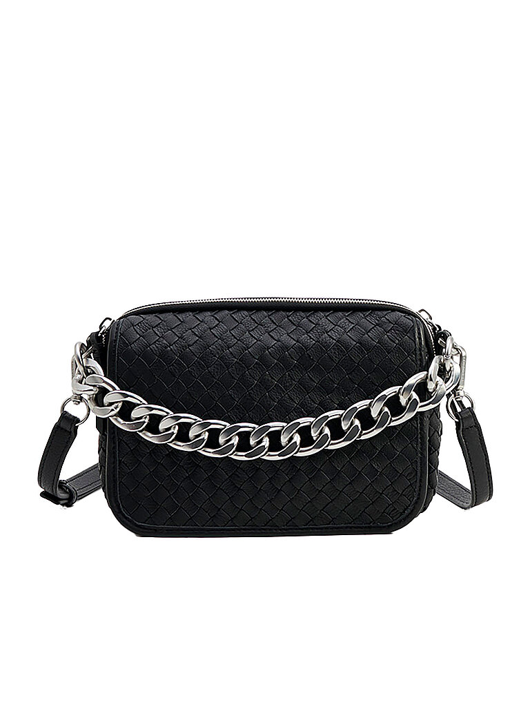 Les Visionnaires Bolso de piel - Bandolera EMILY WEAVE negro