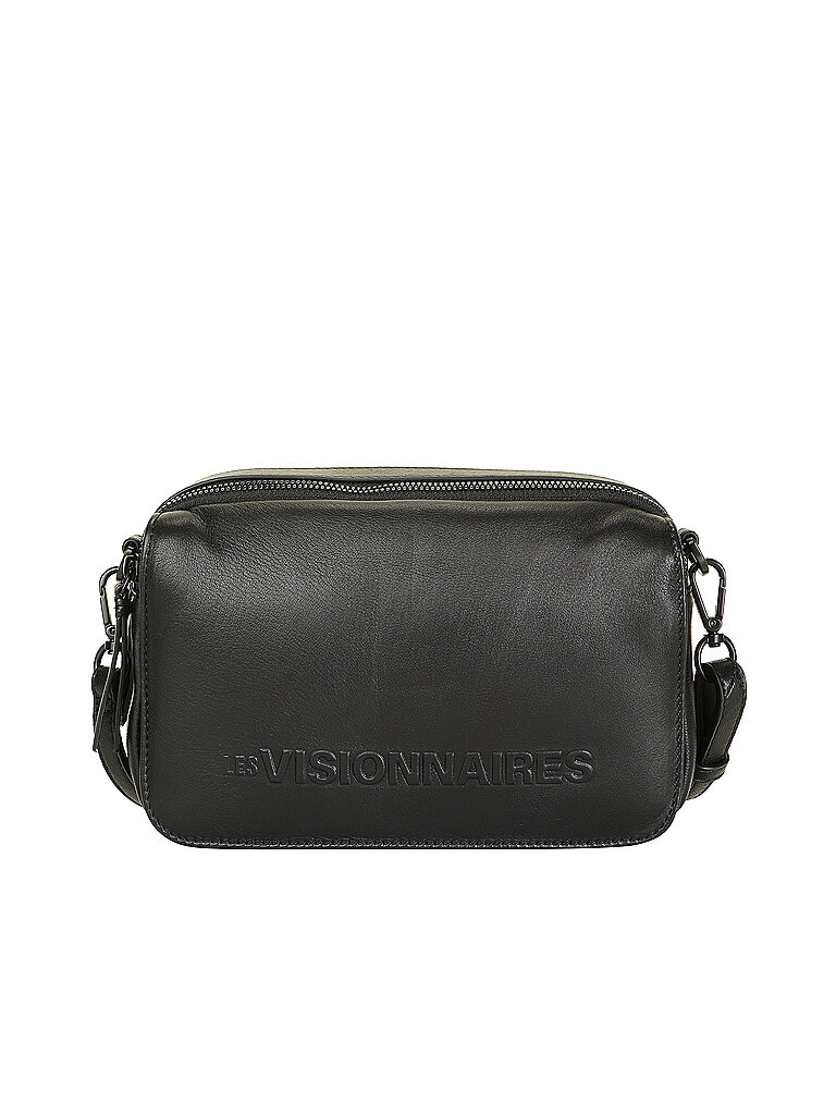 Les Visionnaires Bolso de piel - Bandolera EMILY SILKY negro