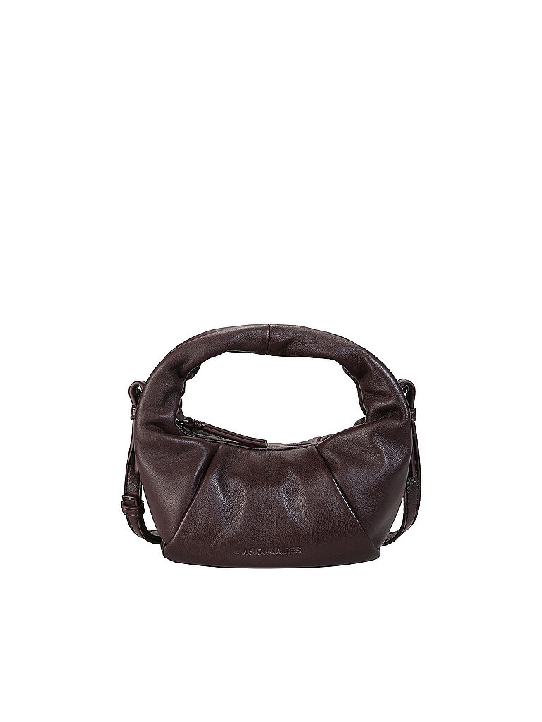 Bolso de cuero - Mini Bolso GRETA MINI ESSENTIAL SILKY rojo oscuro