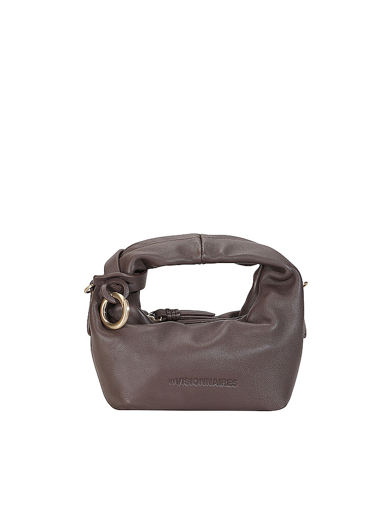 Bolso de cuero - Mini Bag GRETA NANO SILKY marrón