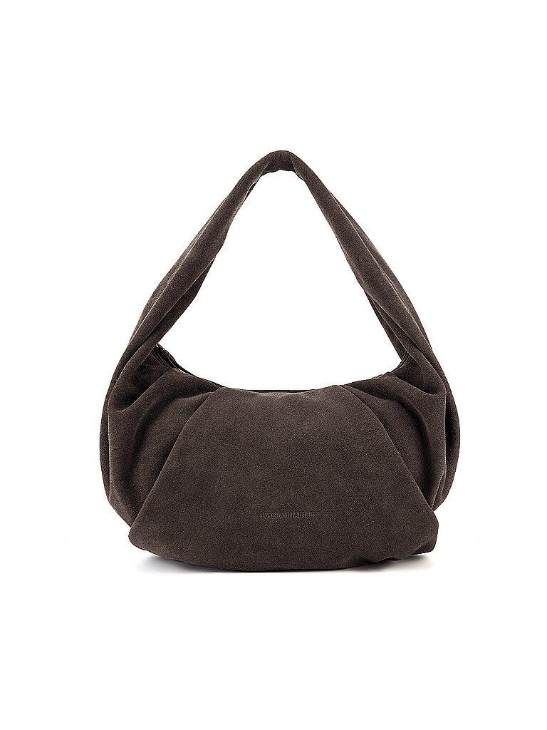 Bolso de piel - Hobo GRETA marrón