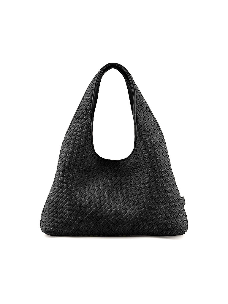 Les Visionnaires Bolso de piel - Hobo PAZ negro