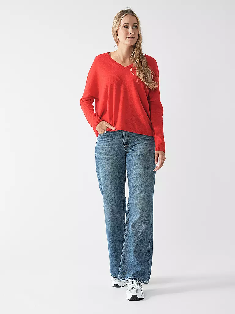 LES TRICOTS DE LEA | Kaschmirpullover MONJAKOE | Rojo