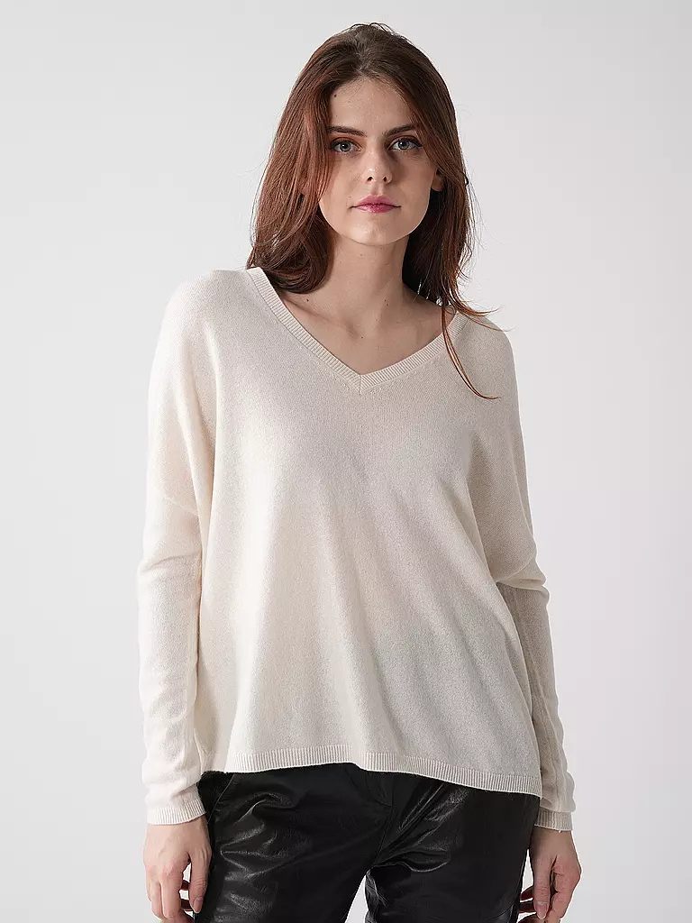 LES TRICOTS DE LEA | Kaschmirpullover MONJAKOE | Blanco