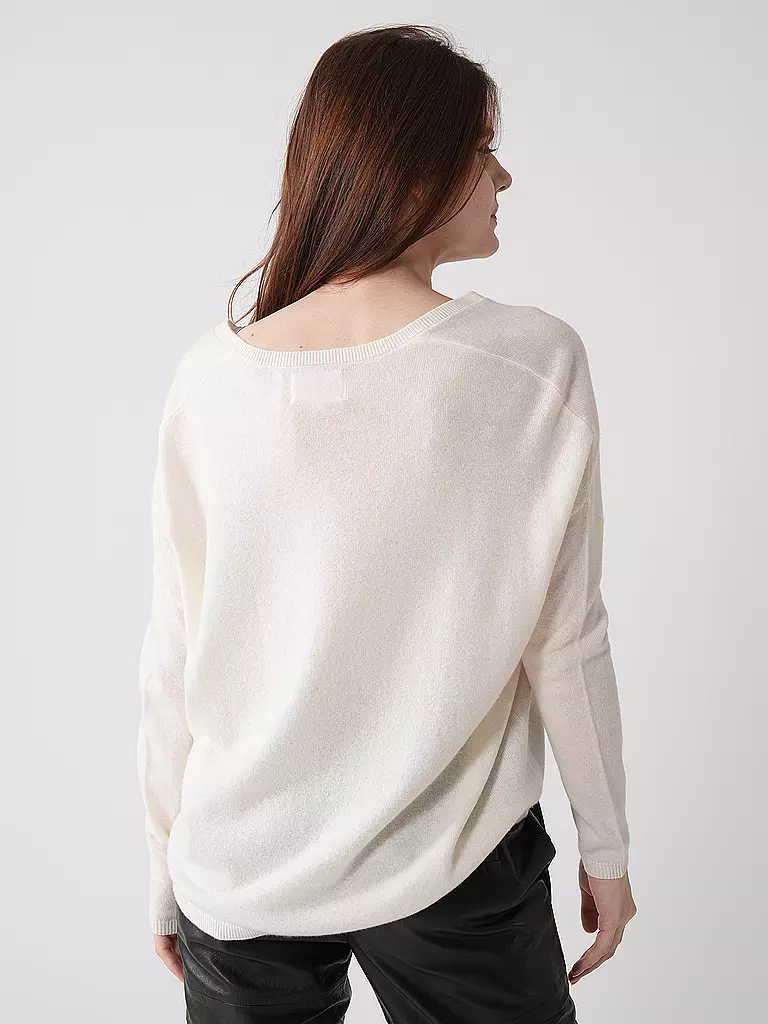 LES TRICOTS DE LEA | Kaschmirpullover MONJAKOE | Blanco