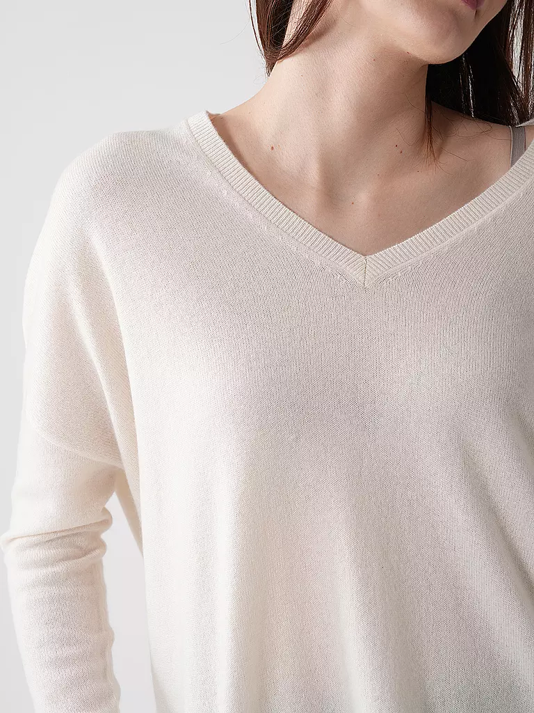 LES TRICOTS DE LEA | Kaschmirpullover MONJAKOE | Blanco