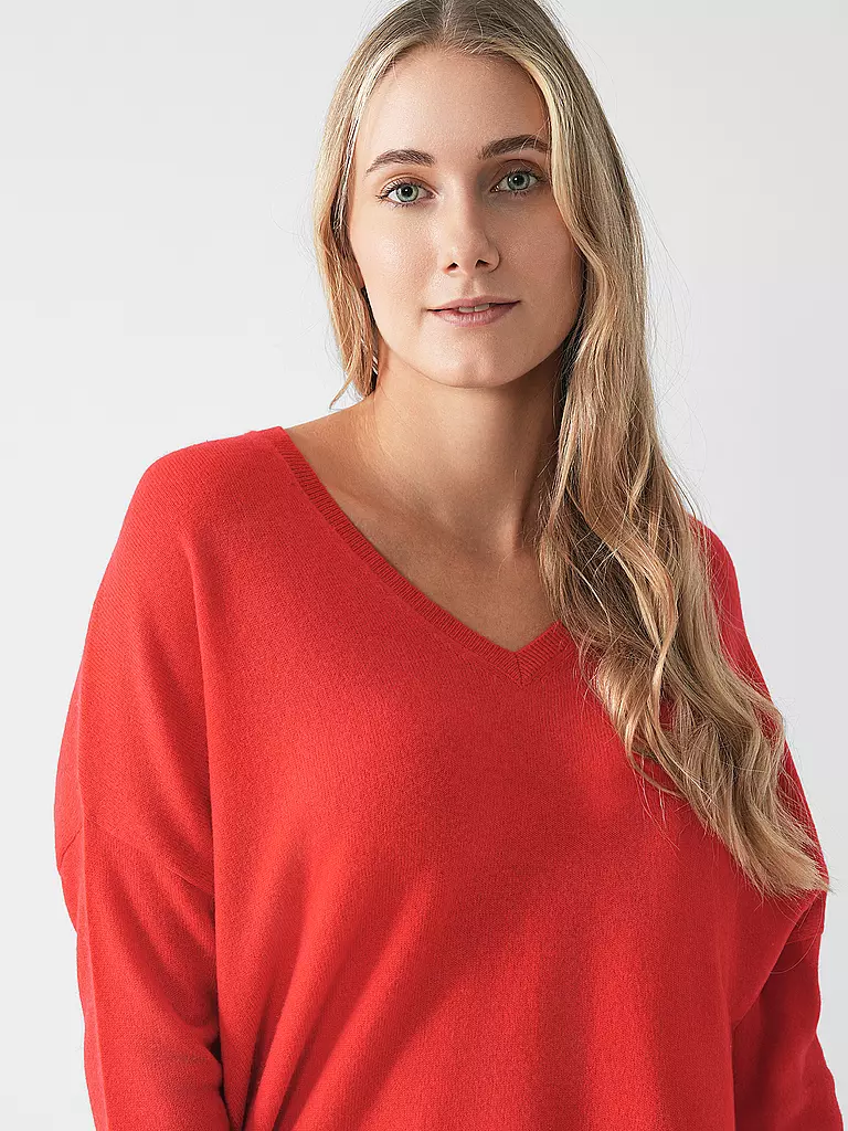 LES TRICOTS DE LEA | Kaschmirpullover MONJAKOE | Rojo